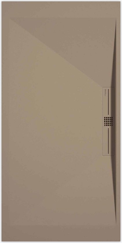 Receveur de douche Sanifun Stone Side Moka Lisse 1100 x 900 P