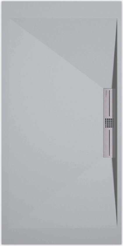 Receveur de douche Sanifun Stone Side Gris 7035 Lisse 1100 x 800 S