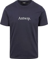 ANTWRP - T-Shirt Logo Navy - Heren - Maat L - Modern-fit