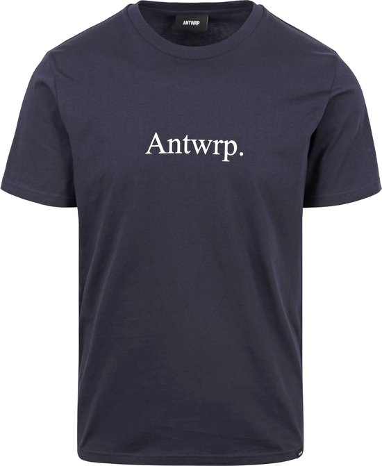 ANTWRP - T-Shirt Logo Navy - Heren - Modern-fit