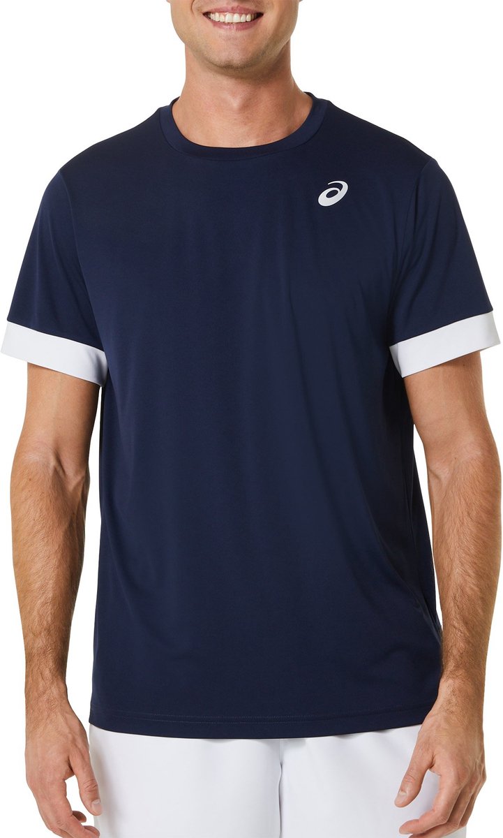 Asics Court SS Sportshirt Mannen Blauw
