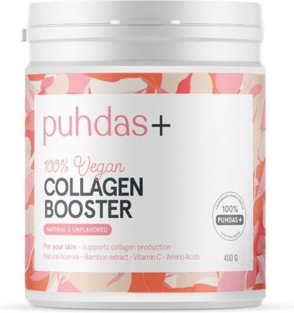 Goedkoopste Vegan Collageen Booster 400 gram - Puhdas Plus