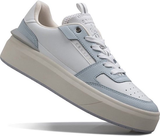 Cruyff Endorsed Tennis Varsity Lage sneakers - Leren Sneaker - Dames - Blauw - Maat 41