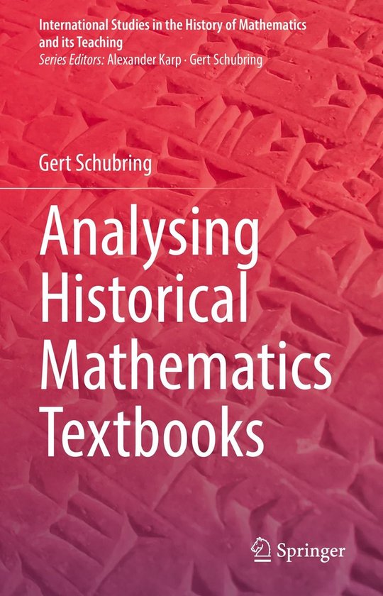 Education (R0) - Analysing Historical Mathematics Textbooks - cover