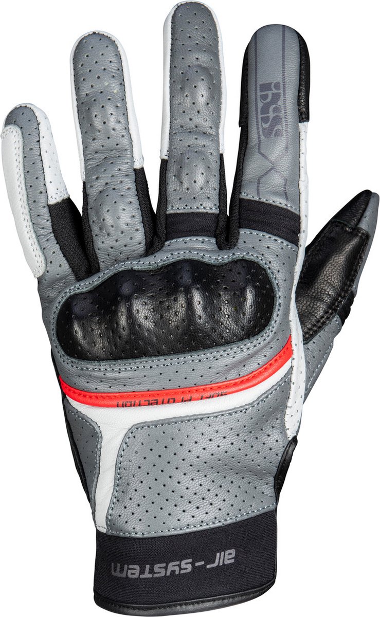 IXS Sport Talura 3.0 Geperforeerde Dames Zwart Wit Handschoenen - Handschoen