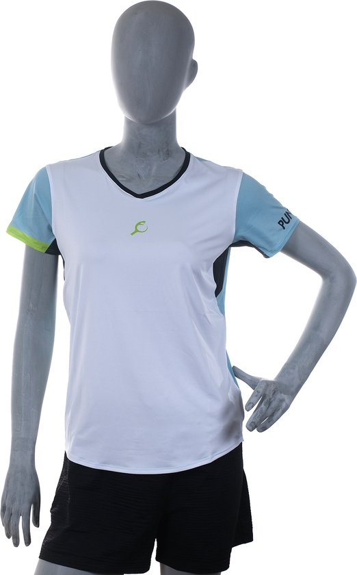 PUNTAZO Padel T-shirt Dames Sportshirt Small groen Korte mouw