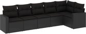 vidaXL-6-delige-Loungeset-met-kussens-poly-rattan-zwart