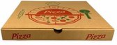Pizzadoos - 100 stuks - Kraft - 32x32x3cm - Pizzadozen - Milieuvriendelijk