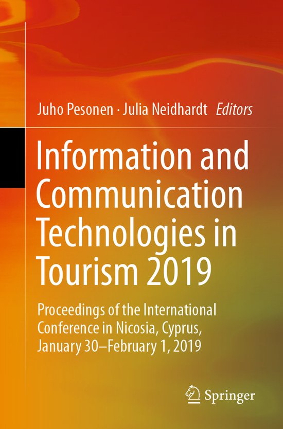 Information and Communication Technologies in Tourism 2019 - cover