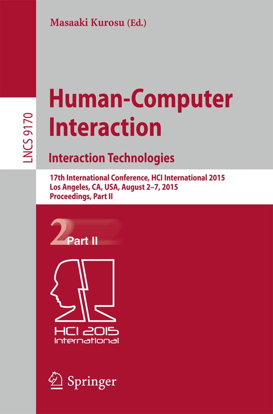 Human Computer Interaction Interaction Technologies - cover