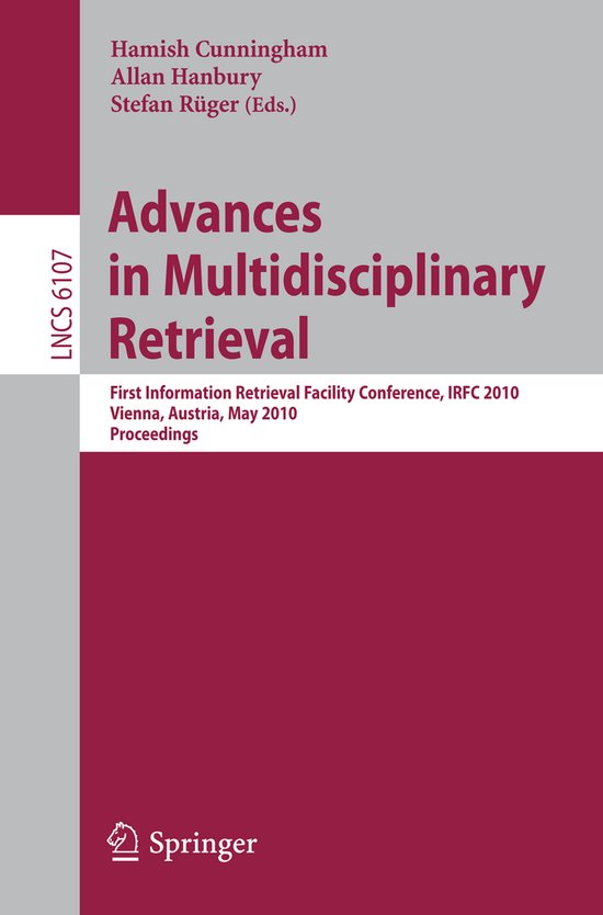 Advances In Multidisciplinary Retrieval - cover