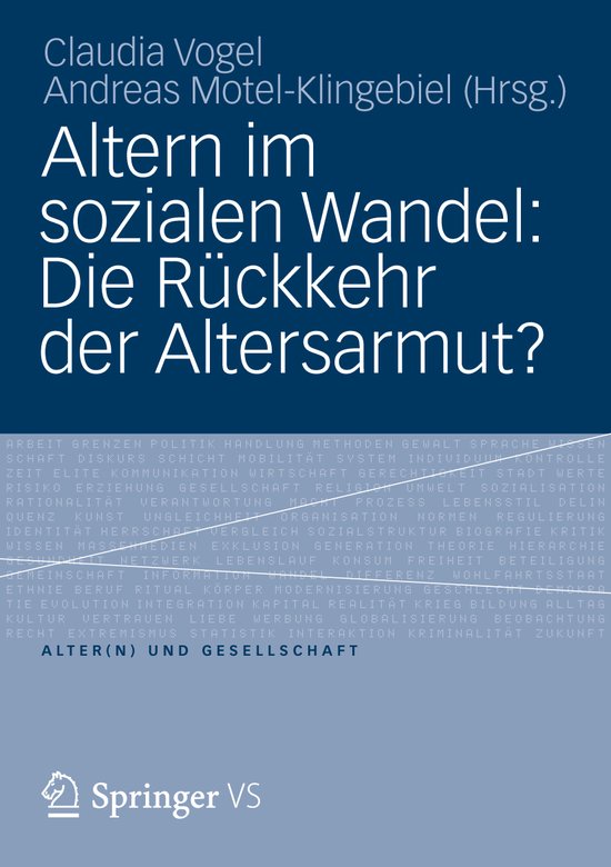 Altern im sozialen Wandel: Die Rückkehr der Altersarmut? - cover