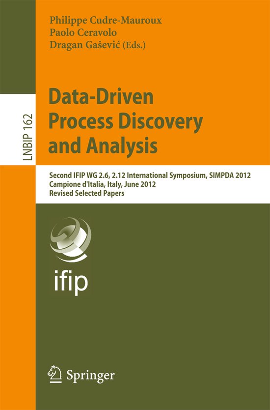 Data-Driven Process Discovery and Analysis - cover