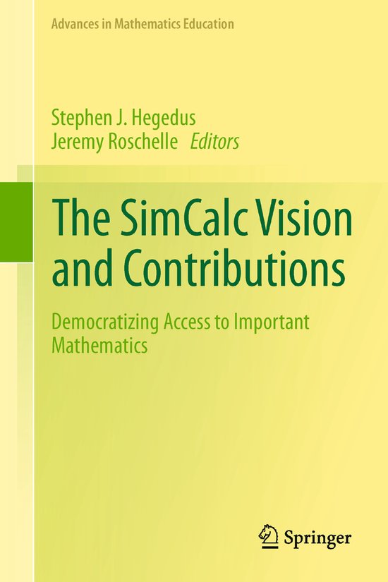 Advances in Mathematics Education-The SimCalc Vision and Con ... - cover