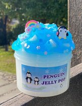 Cleana - Blauw Penguin Jelly Pop Slime - Slime Pot - Kant en klare Slime - Slime voor kinderen