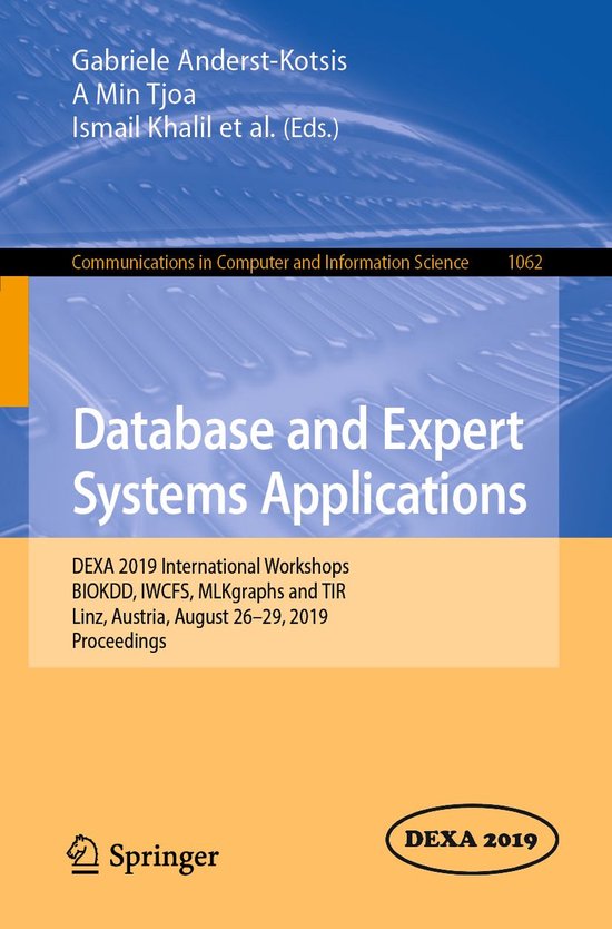 Springer Nature Proceedings Computer Science - Database and  ... - cover