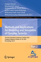 Communications in Computer and Information Science 1912 - Methods and Applications for Modeling and Simulation of Complex Systems