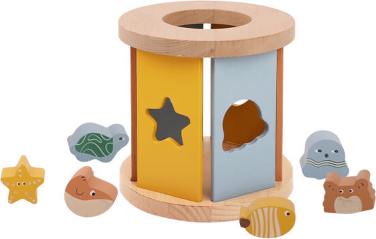 Atan Wooden sorting Cube