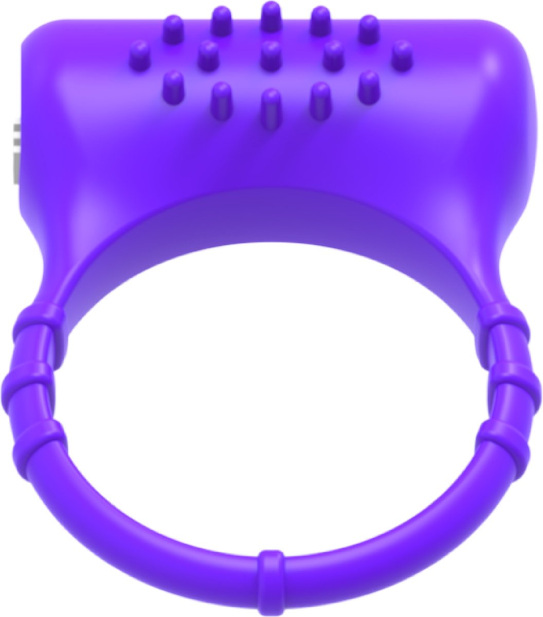 Goedkoopste Vibrerende cockring met clitorisstimulator - Paars