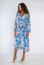 ISSYMA MIDI SHIRT Spring 2024 DRESS WVN-Bleu- Dames Jurk - One Size