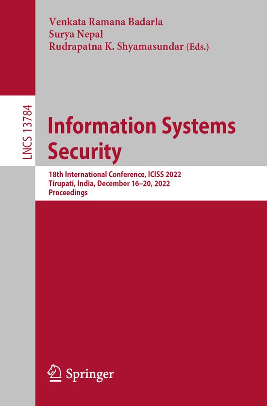 Lecture Notes in Computer Science13784- Information Systems  ... - cover
