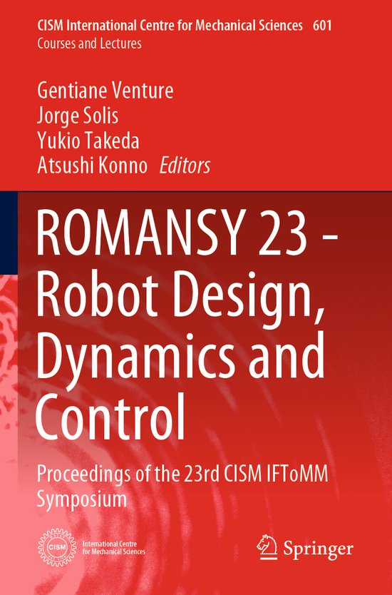 ROMANSY 23 Robot Design Dynamics and Control - cover