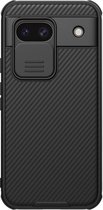 Nillkin CamShield Case pour Google Pixel 8a - Coque arrière avec curseur d'appareil photo - Protection Extra de l'appareil photo - Zwart