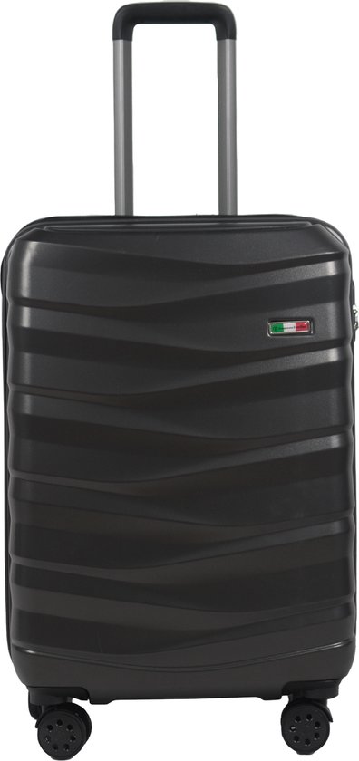 Fransesco koffers - Dark grey - Middel (69,00 cm ) - reiskoffer