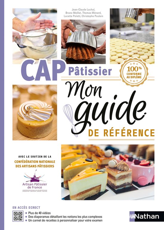 Mon guide de référence (ePub) - CAP Pâtissier - 100% conf ... - cover