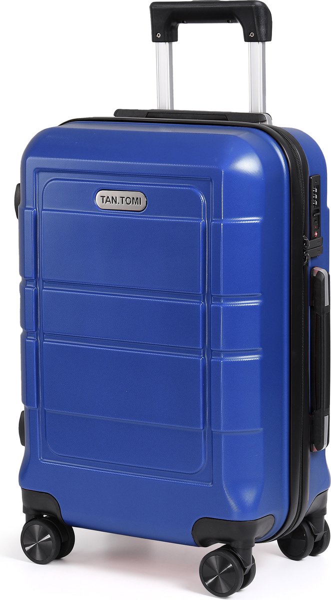 TAN.TOMI Reiskoffer 41L - Harde Koffer - Handbagage & Ruimbagage - Trolley Koffer met 4 Wielen en Cijferslot - Lichtgewicht & Stevig