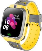 Kinder Smartwatch - Smartwatch Kids Met GPS Tracker, Camera en SOS-alarm - Waterdicht - iOS en Android - GPS Horloge Kind - Smartwatch Kinderen - GPS Tracker Kind - Geel