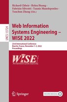 Lecture Notes in Computer Science 13724 - Web Information Systems Engineering – WISE 2022