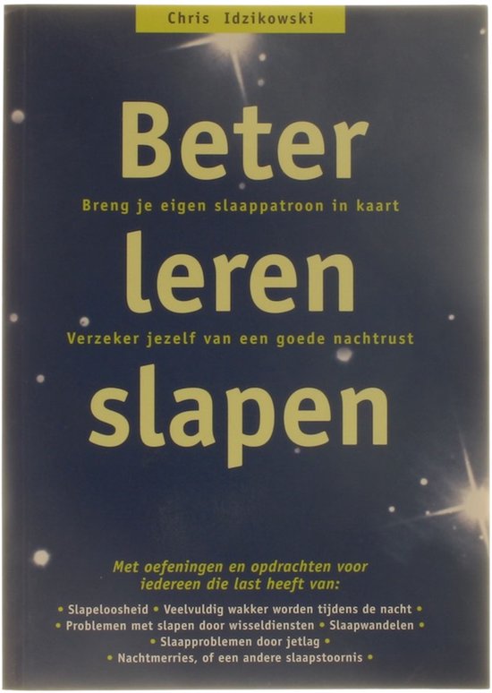 Beter leren slapen - cover