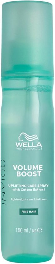 Wella Invigo Volume Boost Uplifting Care Spray met katoenextract. Lichte spray voor volume. 150 ml.
