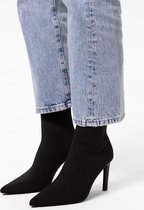 Sacha - Femme - Boots chaussettes noires à talon aiguille - Taille 36