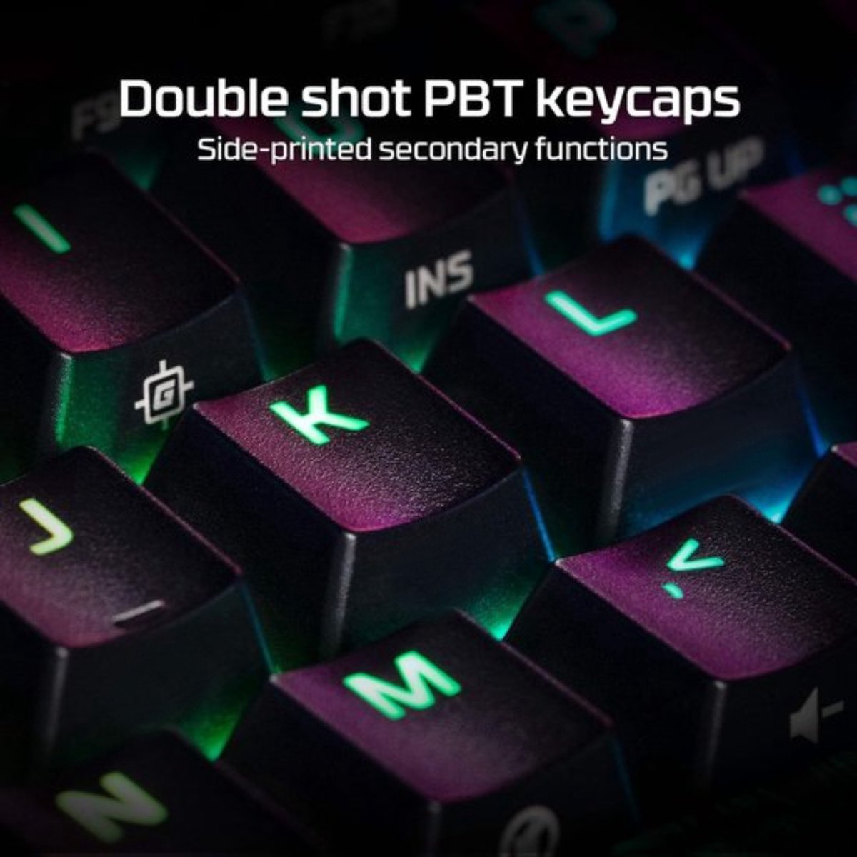 SOLIDEE Bedraad Mechanisch Toetsenbord 75% - Hot Swappable Met Gasket Structuur, RGB Verlichting, 82 TKL Toetsen en Bedieningsknop (82 Flower