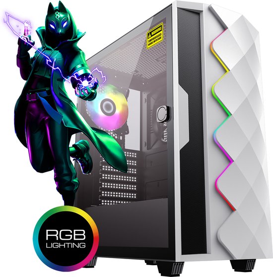 omiXimo - Gaming PC - AMD Ryzen 5 4500 - GTX1650 - 16GB ram - 1000GB SSD - Windows 11 Pro - DWH
