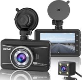StayPowered Dashcam - Jouw Ooggetuige op de Weg naar Veiligheid! - Full HD - Dual Camera Setup - Nachtzichtmodus - Parkeermodus - G Sensor - Eenvoudige Installatie - 3 inch Display - 170° Kijkhoek - Zwart - Levering Sneller dan Aangegeven!