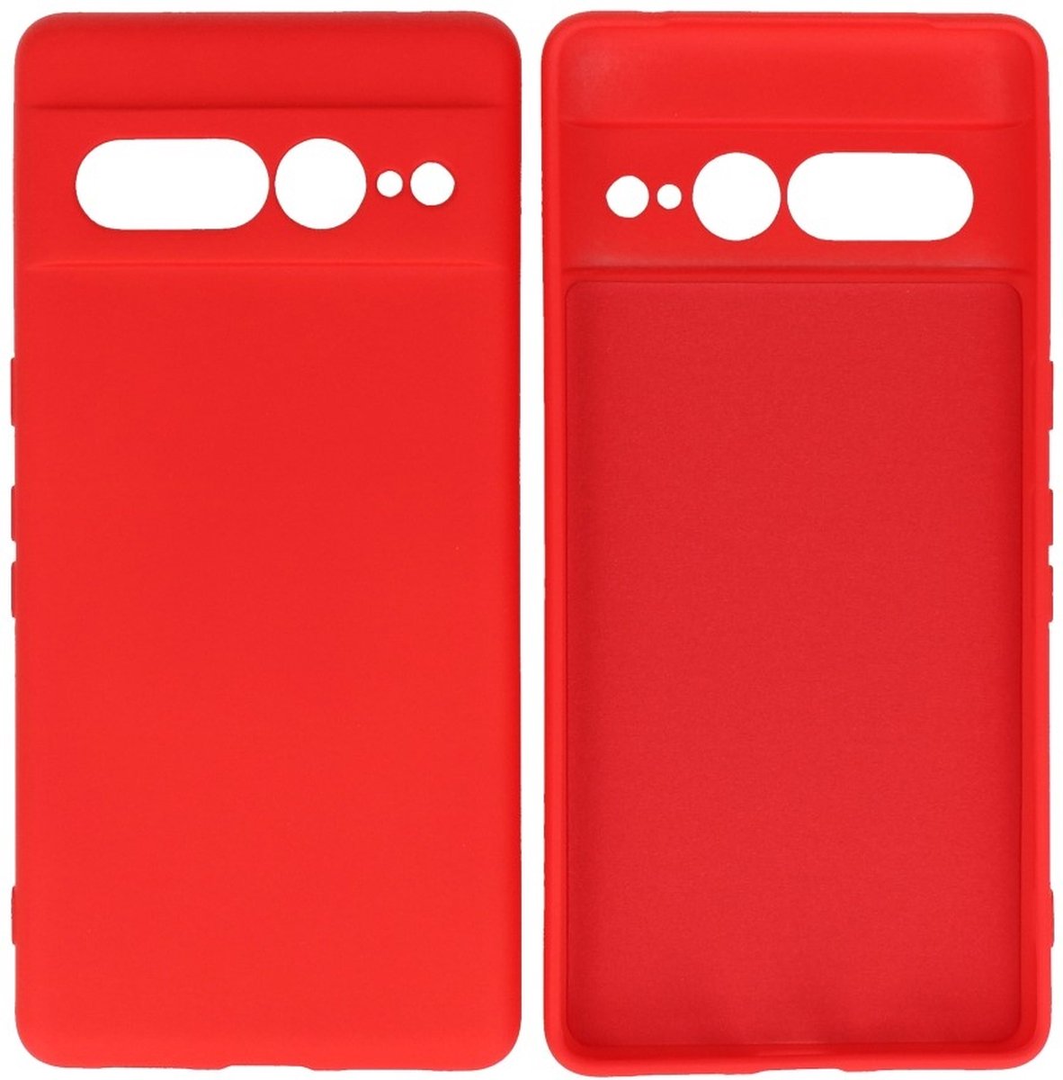 Hoesje Geschikt voor de Google Pixel 7 Pro - Fashion Backcover Hoesje - Colorful Telefoonhoesje - Rood