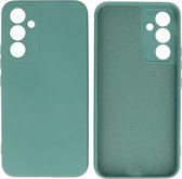 Hoesje Geschikt voor de Samsung Galaxy A25 - Fashion Backcover Hoesje - Colorful Telefoonhoesje - Donker Groen