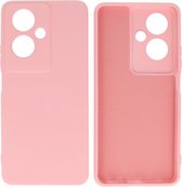 Hoesje Geschikt voor de OPPO A79 - Fashion Backcover Hoesje - Colorful Telefoonhoesje - Roze