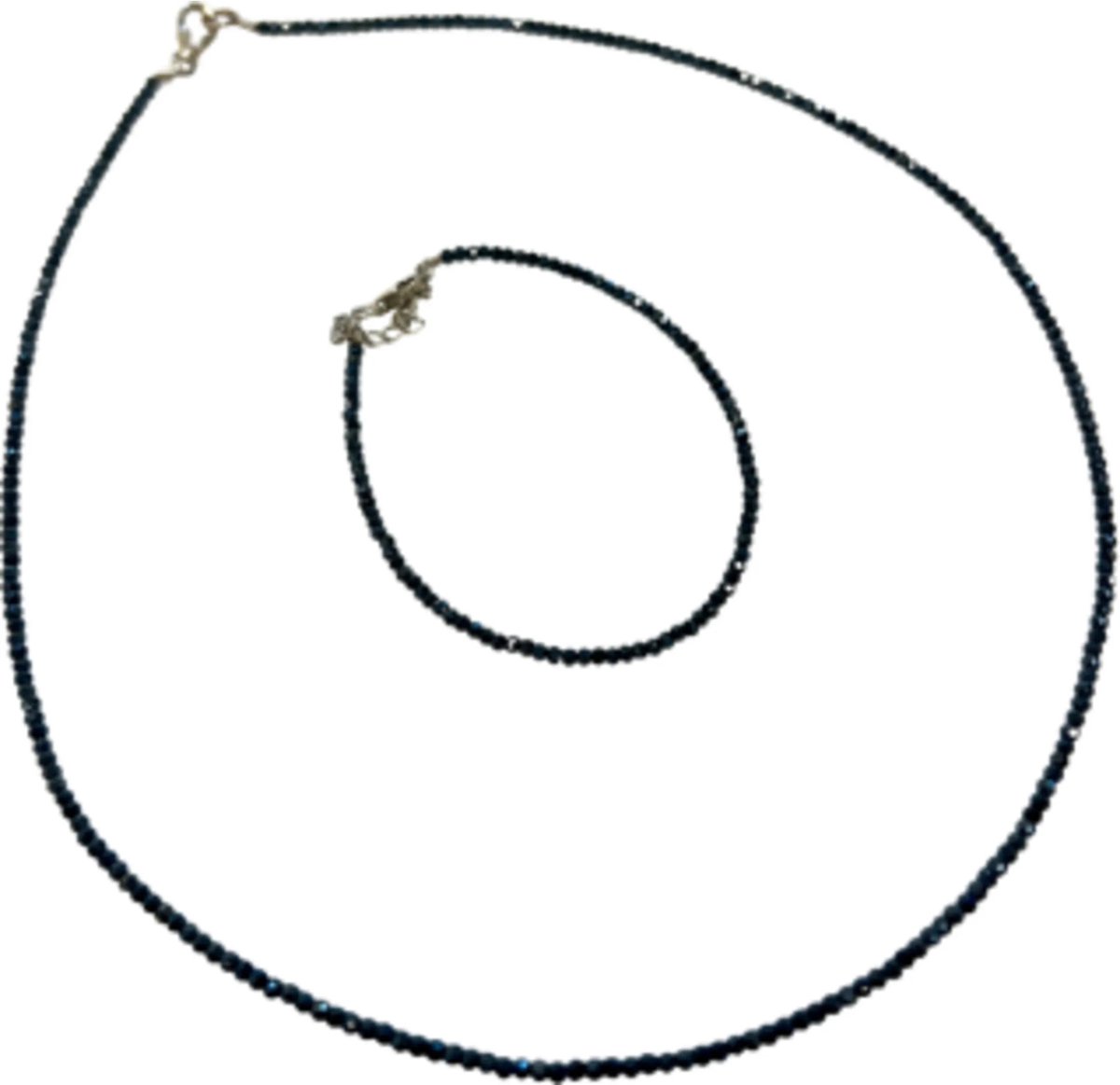 Spinel zwart coating sieraden set Summer Vibes
