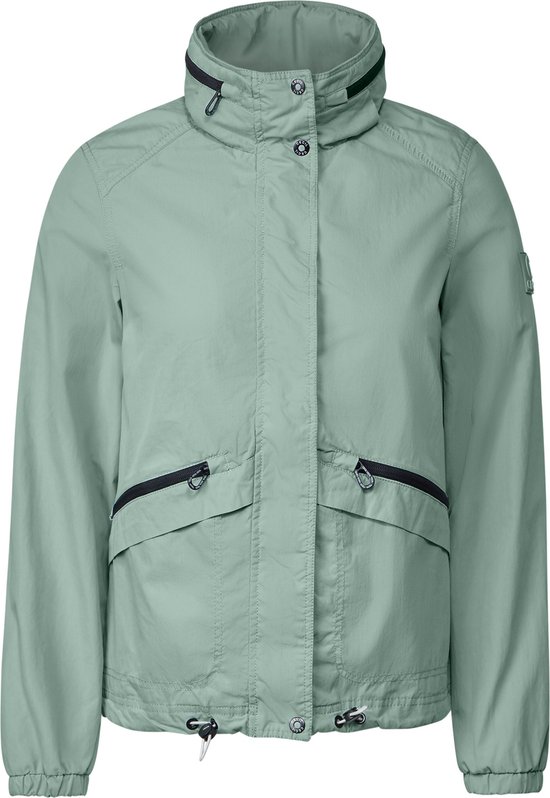 CECIL Sportive Cotton Jacket Dames Jas - breezy mint - Maat M