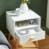 Nachttafel, bijzettafel - coffee table, for bedroom, living room / nachtkastje 40 x 39.5 x 50 cm
