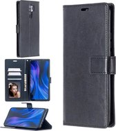 Bookcase Geschikt voor: Xiaomi Redmi 9 - Zwart - portemonnee hoesje