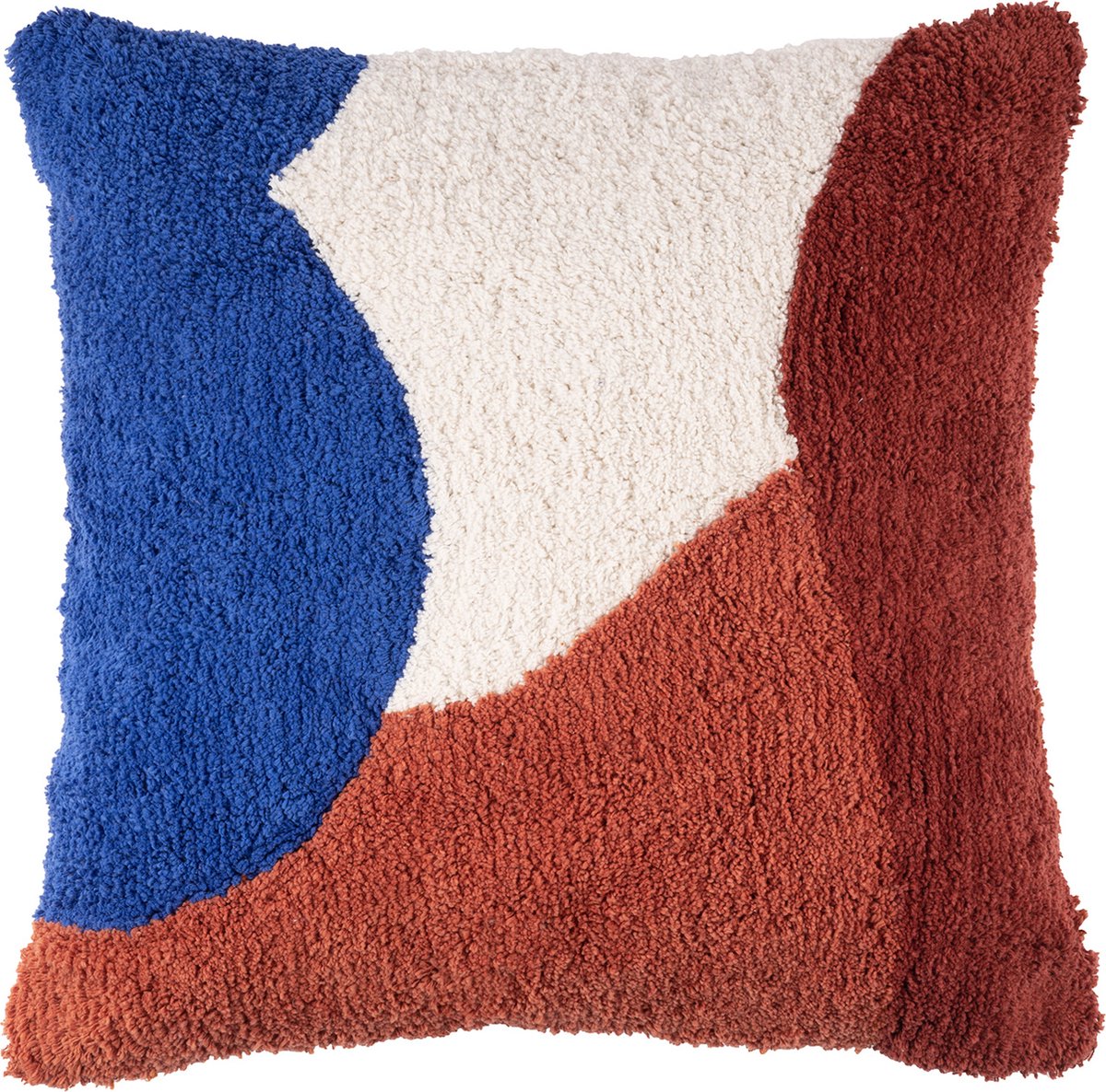 Mistral Home - SIERKUSSEN - tufted - 45 x 45 cm - geometrisch - blauw
