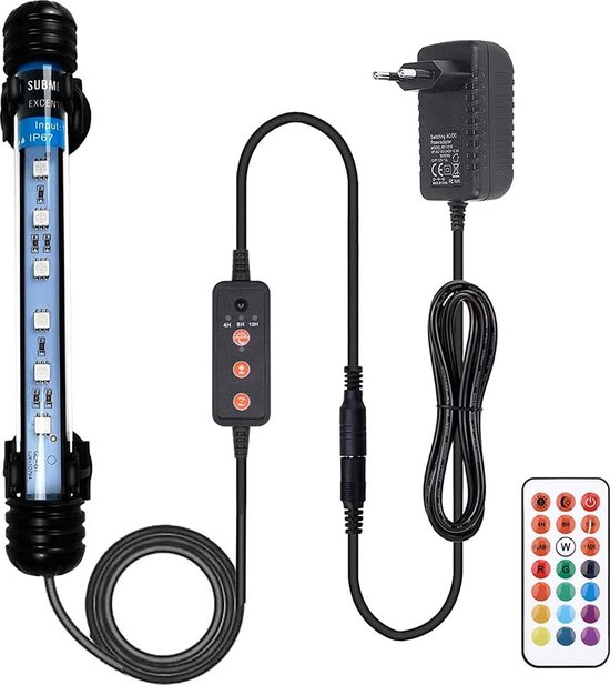 SEAOURA Aquariumverlichting Met Timer - Volledig Spectrum LED Lamp Voor Planten En Vissen