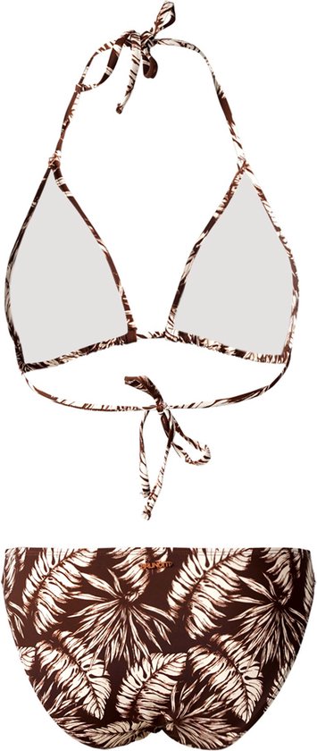 Brunotti Popstar Set de bikini triangle coulissant pour femme - Marron - 36