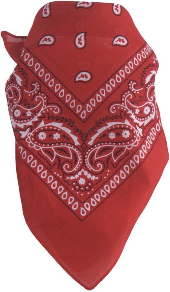 Goedkoopste Knaak Boerenzakdoek Rood – 3 luxe zakdoeken – 55x55 cm - Trots op de boer