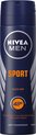 NIVEA MEN Sport Deodorant Spray - Quick Dry Anti-Transpirant - 6 x 150 ml - Voordeelverpakking